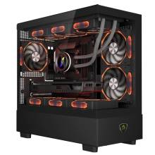 Keep Out XC-301 GLASS RGB Tempered Glass Black XC-301 GLASS