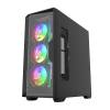 Keep Out XC-500 GLASS RGB Tempered Glass Black XC-500 GLASS