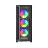 Keep Out XC-500 GLASS RGB Tempered Glass Black XC-500 GLASS