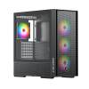 Keep Out XC-805 MESH Tempered Glass Black XC-805 MESH