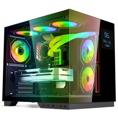 Spirit Of Gamer Viper CRX Tempered Glass Black 8508RA Spirit Of Gamer Viper CRX Tempered Glass Black 8508RA
