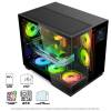 Spirit Of Gamer Viper CRX Tempered Glass Black 8508RA