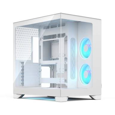 Fractal Design Pop 2 Vision RGB Tempered Glass White FD-C-POV2A-03 Fractal Design Pop 2 Vision RGB Tempered Glass White FD-C-POV2A-03