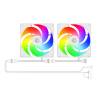 ID-COOLING VIEW 500 ARGB WH Tempered Glass White VIEW 500 ARGB WH