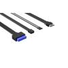ID-COOLING VIEW 510 ARGB Tempered Glass Black VIEW 510 ARGB