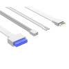 ID-COOLING VIEW 510 ARGB WH Tempered Glass White VIEW 510 ARGB WH