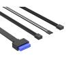 ID-COOLING WARE 300 Tempered Glass Black WARE 300