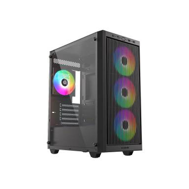 ID-COOLING WARE 300 ARGB Tempered Glass Black WARE 300 ARGB ID-COOLING WARE 300 ARGB Tempered Glass Black WARE 300 ARGB