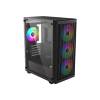 ID-COOLING WARE 300 ARGB Tempered Glass Black WARE 300 ARGB