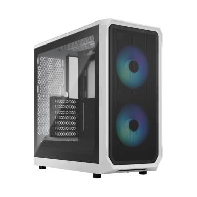 Fractal Design Focus 2 RGB Tempered Glass White TG Clear Tint FD-C-FOC2A-04 Fractal Design Focus 2 RGB Tempered Glass White TG Clear Tint FD-C-FOC2A-04