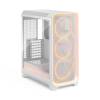 Fractal Design Meshify 3 Ambience Pro RGB Tempered Glass Clear Tint White FD-C-MES3A-05