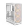 Fractal Design Meshify 3 Tempered Glass RGB Clear Tint White FD-C-MES3A-07