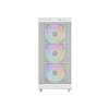 ID-COOLING WARE 510 ARGB WH Tempered Glass White WARE 510 ARGB WH