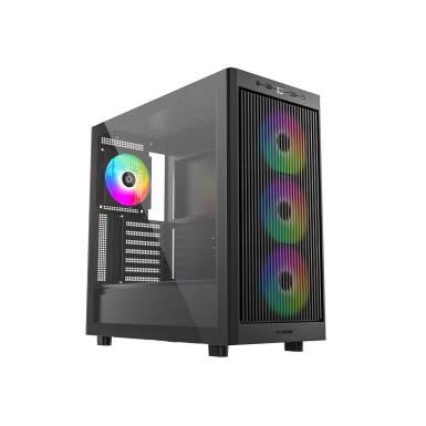 ID-COOLING WARE 510 ARGB Tempered Glass Black WARE 510 ARGB ID-COOLING WARE 510 ARGB Tempered Glass Black WARE 510 ARGB