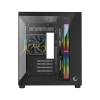 Rampage Lumid Tempered Glass Black 43495