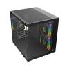 Rampage Lumid Tempered Glass Black 43495