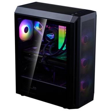 ADATA XPG Ház Midi ATX Valor AIR PLUS, 4x120mm RGB ventilátor, Tápegység nélkül, üvegfalú, fekete VALORAIRPLUSMTA-BKCWW ADATA XPG Ház Midi ATX Valor AIR PLUS, 4x120mm RGB ventilátor, Tápegység nélkül, üvegfalú, fekete VALORAIRPLUSMTA-BKCWW
