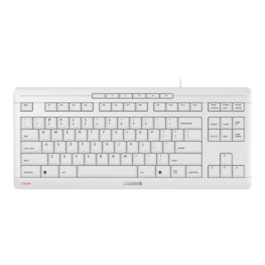 Cherry STREAM TKL billentyűzet Pale Grey US JK-8600EU-0