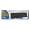 Esperanza Amarillo USB Keyboard Black UK EK134