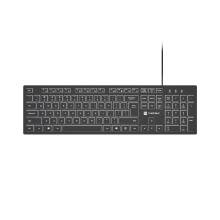 natec Herring Glow Keyboard Black US NKL-2342 natec Herring Glow Keyboard Black US NKL-2342