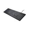 natec Herring Glow Keyboard Black US NKL-2342