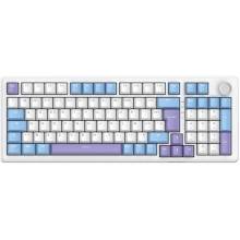 The G-Lab Keyz Elite 400 WB Keyboard White/Blue US KEYZELITE400WB/US