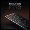 AXAGON HMC-KB-HU USB-C 5Gbps Keyboard 9in1 Hub Silver HU HMC-KB-HU