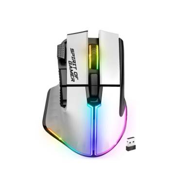 Spirit Of Gamer Pro-M5 RGB Arctic Wireless White S-PM5RFWT