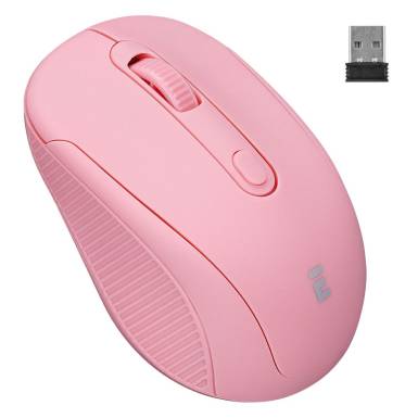 Everest SM-300 Optical Wireless Mouse Pink 23659