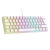 Rampage PLOWER K60 Mechanikus Gaming keyboard White US 37254