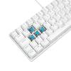 Rampage PLOWER K60 Mechanikus Gaming keyboard White US 37254