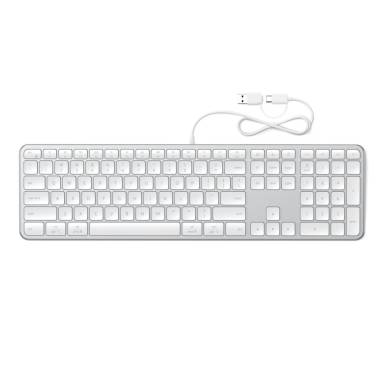 Satechi Slim LX3 Wired Keyboard Silver US ST-KULX3S-EN Satechi Slim LX3 Wired Keyboard Silver US ST-KULX3S-EN