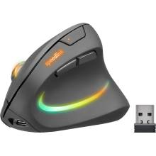 SPEEDLINK SL-630026-BK Piavo Pro &uacute;jrat&ouml;lthető f&uuml;ggőleges ergonomikus eg&eacute;r - vezet&eacute;k n&eacute;lk&uuml;li, gumi-fekete SL-630026-BK