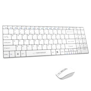 Esperanza Liberty Wireless Keyboard White US EK122W Esperanza Liberty Wireless Keyboard White US EK122W