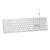 A4-Tech FBX50C Wireless Bluetooth Keyboard White US FBX50C-WH