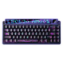 Aula AMG65 Purple LightFeather RGB Gaming Wireless Bluetooth Mechanical Keyboard Cyber Star Nights US LEAMG65-P-LF
