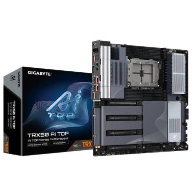 GIGABYTE Alaplap sTR5 TRX50 AI TOP-2B AMD TRX50, E-ATX TRX50 AI TOP-2B GIGABYTE Alaplap sTR5 TRX50 AI TOP-2B AMD TRX50, E-ATX TRX50 AI TOP-2B