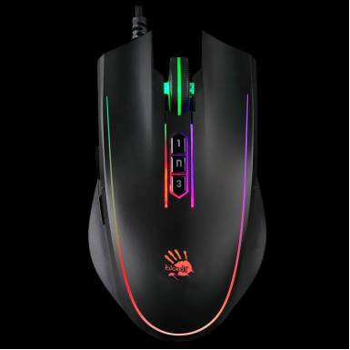 A4-Tech P81s Bloody Cruve RGB Animation Gaming mouse Black P81S-CURVE