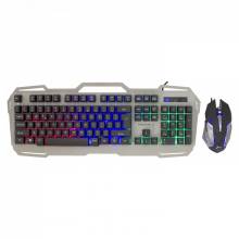 White Shark GMK-1901 Apache 2 keyboard + mouse combo Silver HU GMK-1901HU