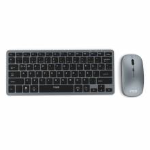 INCA IBK-572BT Wireless Keyboard & Mouse Grey US IBK-572BT