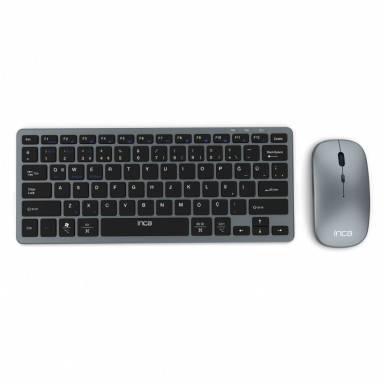 INCA IBK-572BT Wireless Keyboard & Mouse Grey US IBK-572BT INCA IBK-572BT Wireless Keyboard & Mouse Grey US IBK-572BT
