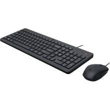 HP 150 Wired Mouse and Keyboard Black HU 240J7AA#AKC