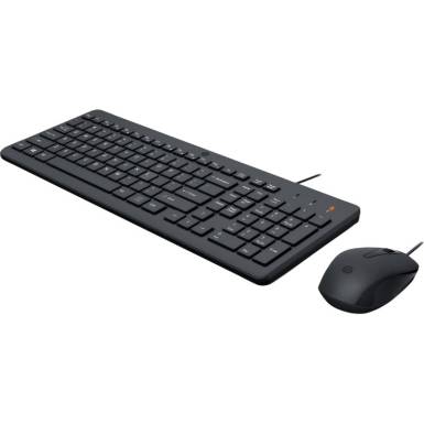 HP 150 Wired Mouse and Keyboard Black HU 240J7AA#AKC HP 150 Wired Mouse and Keyboard Black HU 240J7AA#AKC