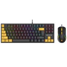 Tracer GameZone Hornet 87 Mechanical Gaming Keyboard Set Black US TRAKLA47396