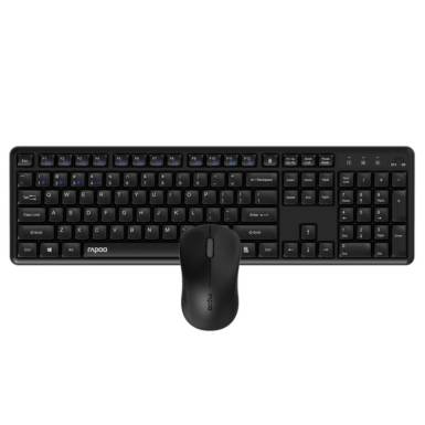 Rapoo 8150M Silent Multi-mode Wireless Bluetooth Keyboard Combo Black HU 00229634 Rapoo 8150M Silent Multi-mode Wireless Bluetooth Keyboard Combo Black HU 00229634