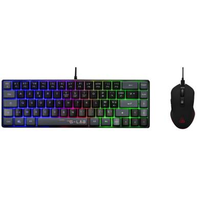 The G-Lab Keyz Hydrogen Keyboard Combo Black HU COMBO-HYDRO-B/HU