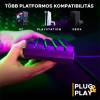 The G-Lab Keyz Hydrogen Keyboard Combo Black HU COMBO-HYDRO-B/HU