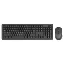 Savio KB-03 Wireless keyboard and mouse set Black US SAVKB-03