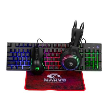 Marvo Loot 30 Gaming Keyboard Combo Black UK CM416 EN Marvo Loot 30 Gaming Keyboard Combo Black UK CM416 EN