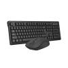 A4-Tech FStyler FG1200 Wireless Keyboard Combo Black US FG1200-BK
